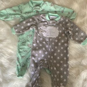 Baby 2-Pack Fleece Footed Sleep and Play